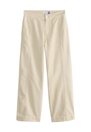 REGULAR FIT - SEAM FRONT WIDE - Straight leg -farkut - butter yellow