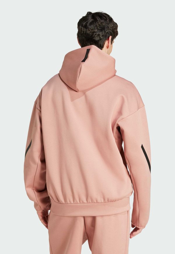 Zip-up sweatshirt - warm clay4