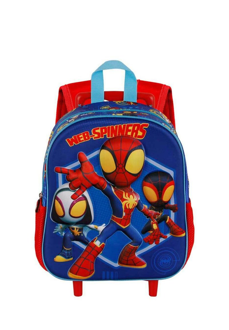 Karactermania CAPTAIN AMERICA FIRST SMALL 3D RUCKSACK WITH WHEELS - Trolley - Spiderman multi-coloured