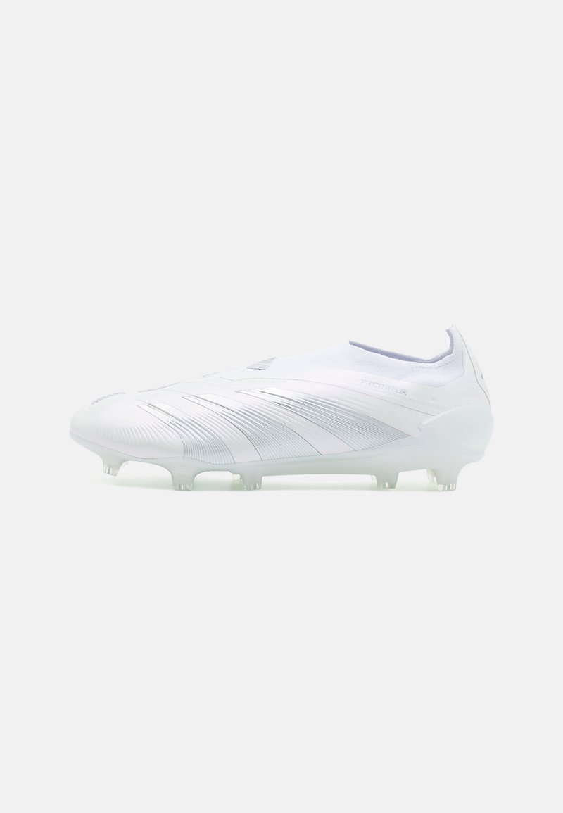 adidas Performance PREDATOR ELITE - Chaussures de football pour terrain sec - footwear white/silver metallic