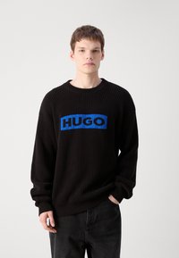 HUGO SEYLO - Strikkegenser - black
