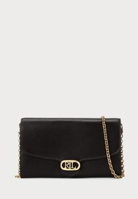 LEATHER MEDIUM ADAIR CROSSBODY - Skulderveske - black