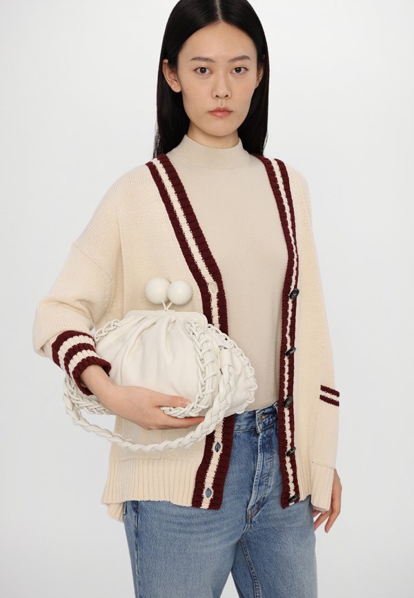 VICOLO - Cardigan - bordeaux4