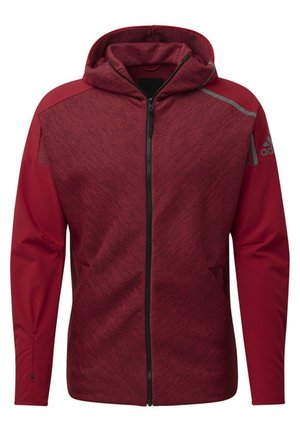 adidas Performance ADIDAS Z.N.E. FAST RELEASE HYBRID HOODIE - Sudadera con cremallera - red