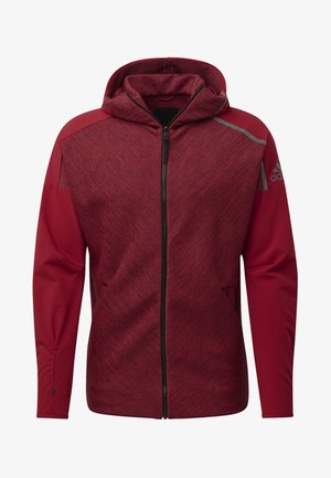 adidas Performance ADIDAS Z.N.E. FAST RELEASE HYBRID HOODIE - Sudadera con cremallera - red