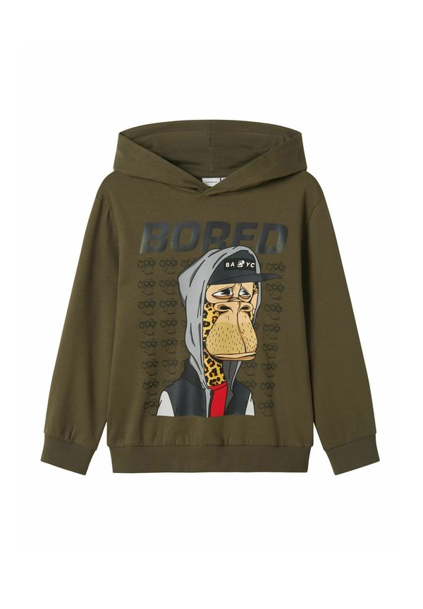 BORED APE - Kapuzenpullover - dusty olive