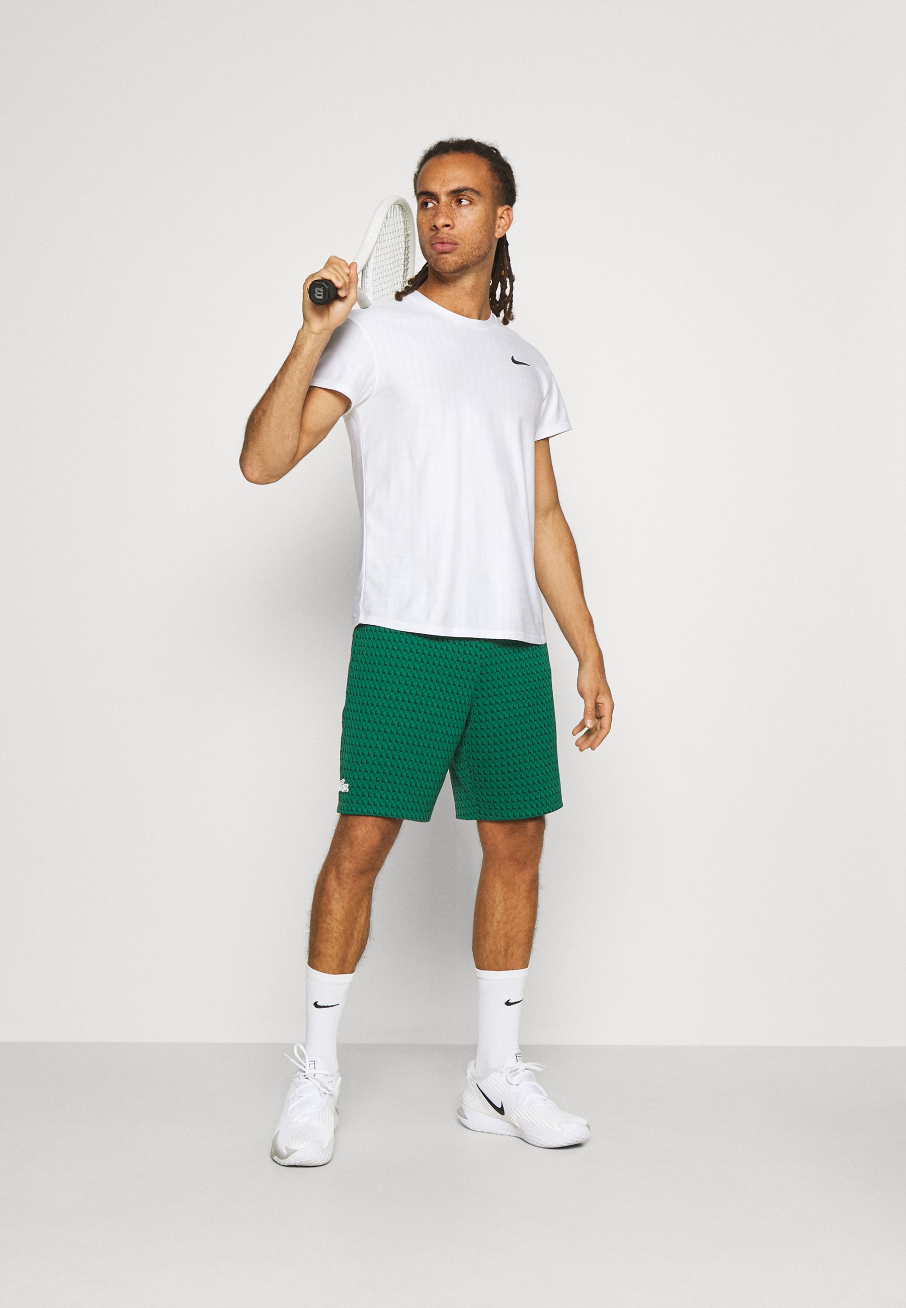 Lacoste Sport TENNIS SHORT - Pantaloncini sportivi - swing/white/verde -  Zalando.it