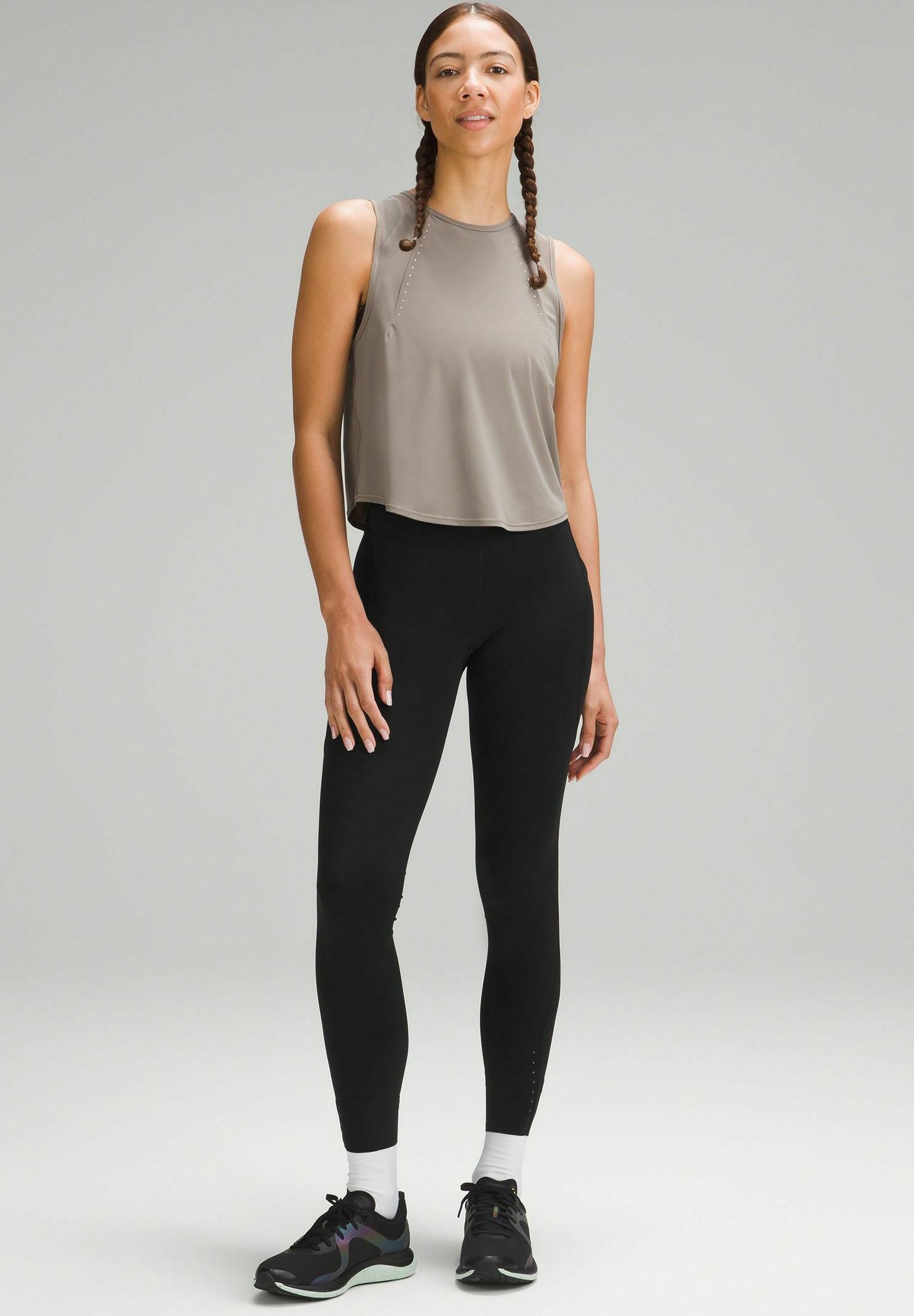 lululemon FAST AND FREE - Rajstopy/czarny - Zalando.pl