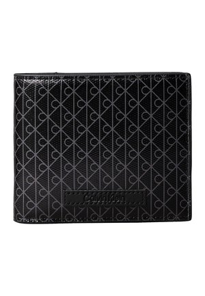 Calvin Klein, EMBLEM COATED BILLFOLD - Geldbörse - black
