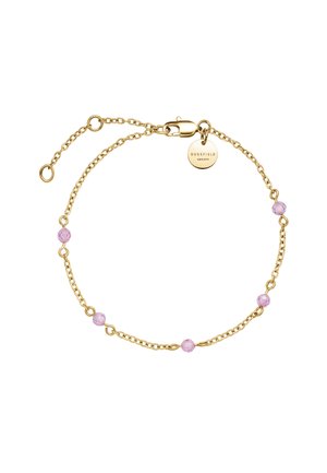 Bracelet - pink and gold coloured