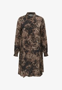 Geselecteerd, brown graphic print