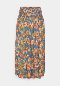 DEVYN MAXI SKIRT - Jupe plissée - blue