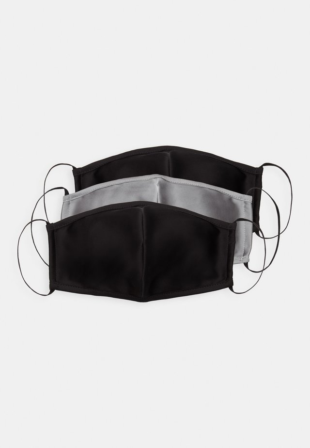 3 PACK - Munnbind i tøy - black/grey
