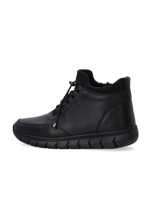Schnürstiefelette - black
