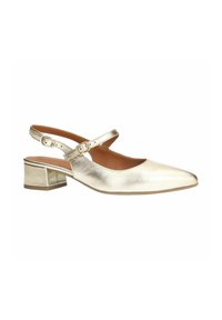 Manfield Klassieke pumps - gold