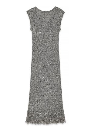 FRINGE MIDI  - Svetríkové šaty - black