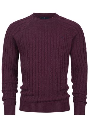 FLYNN CABEL CREW NECK - Strikkegenser - fig