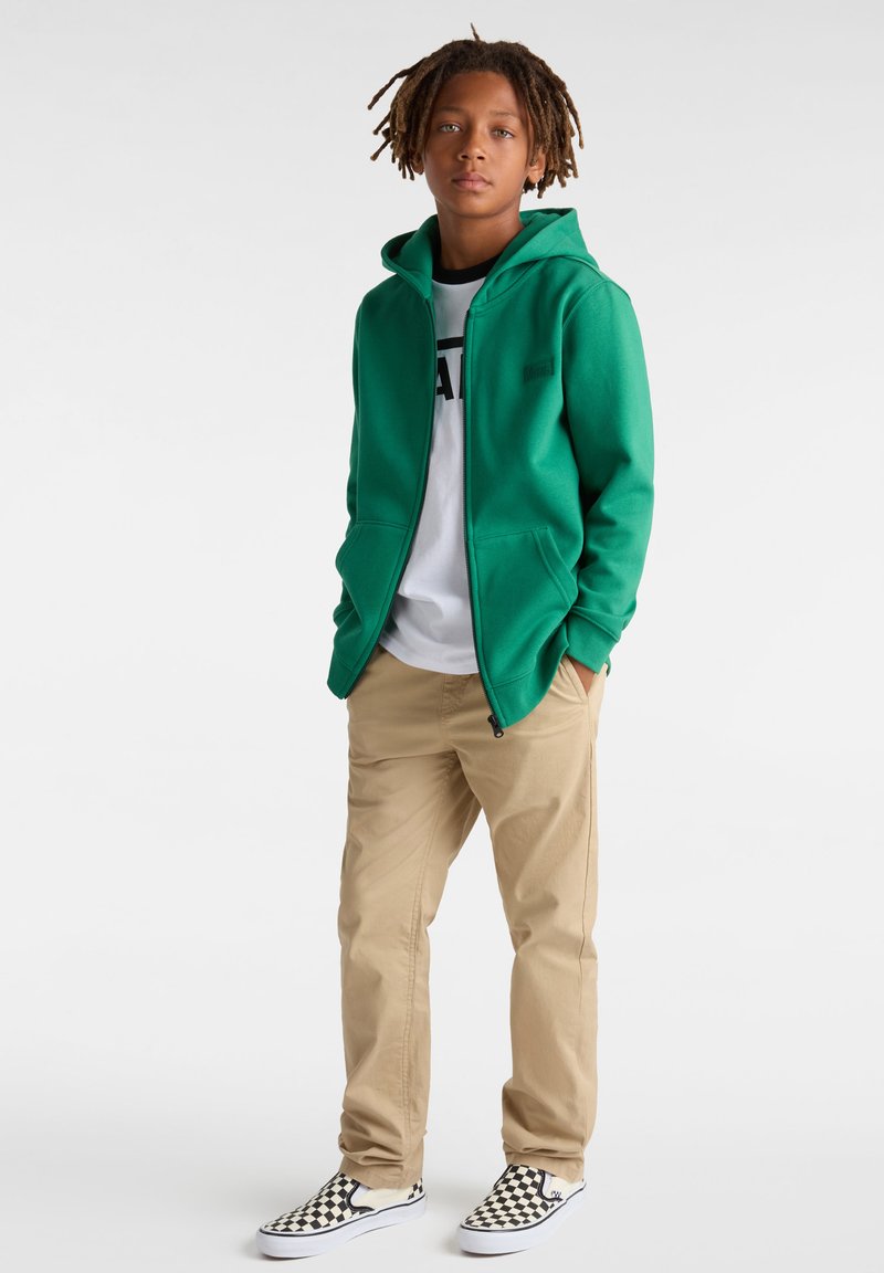 Vans CORE BASIC II FULL ZIP - Sweater met rits - verdant green