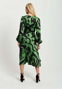 Liquorish ZEBRA PRINT  - Day dress - green
