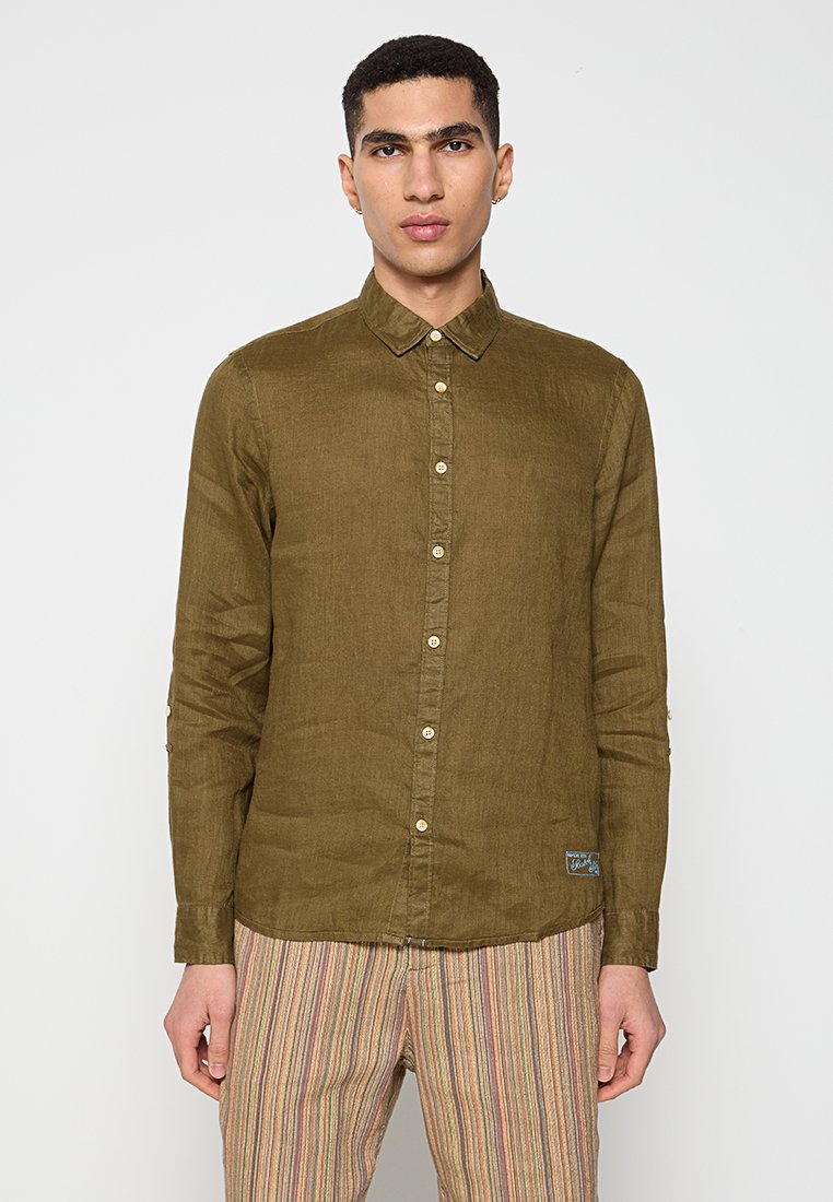 Scotch & Soda Overhemd kaki Scotch & Soda Overhemd kaki