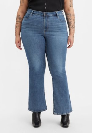 726™ HIGH RISE FLARE - Flared jeans - blue wave mid