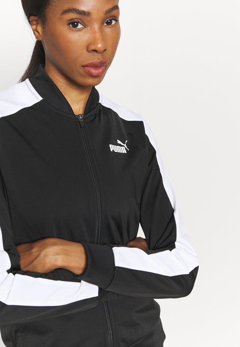 Damen Sportbekleidung | Puma BASEBALL TRICOT SUIT Trainingsanzug puma black/schwarz - QQ74965 Damen Sportbekleidung | Puma BASEBALL TRICOT SUIT Trainingsanzug puma black/schwarz - QQ74965