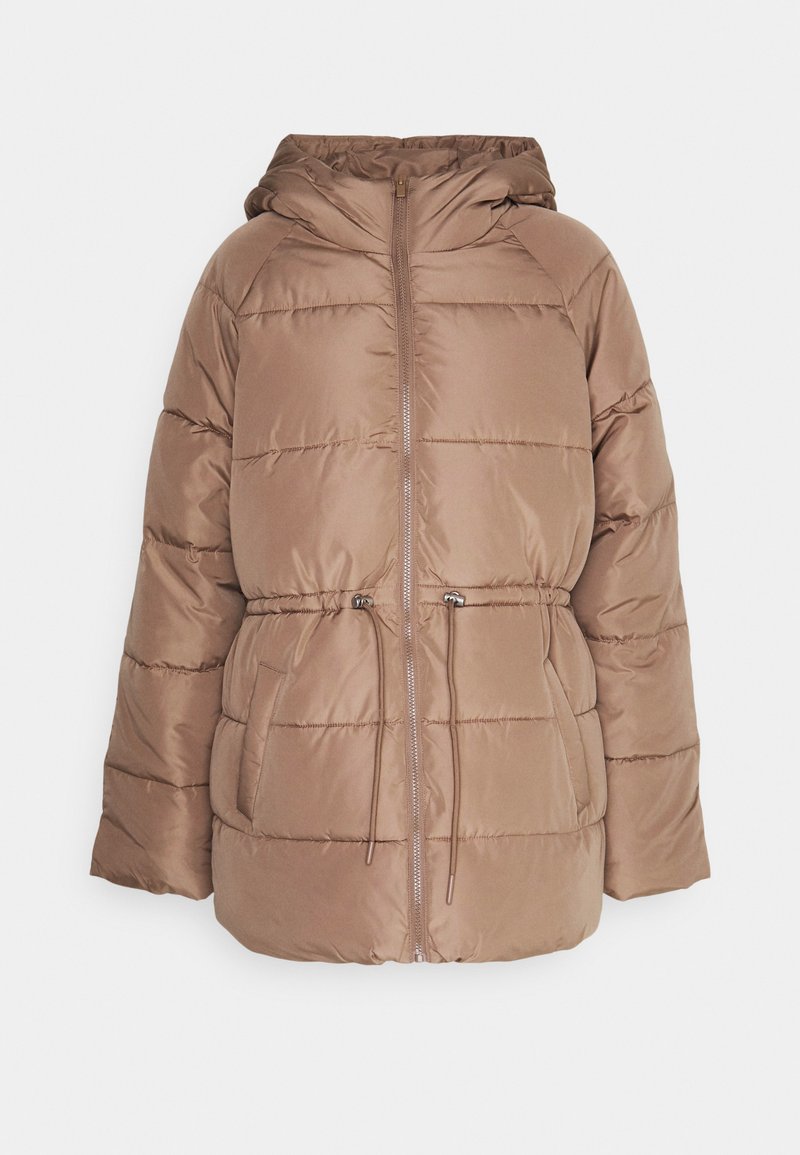 VILA Tall Winterjas bruin