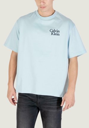 T-shirt con stampa - light blue