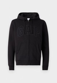GAP Felpa con cappuccio - black