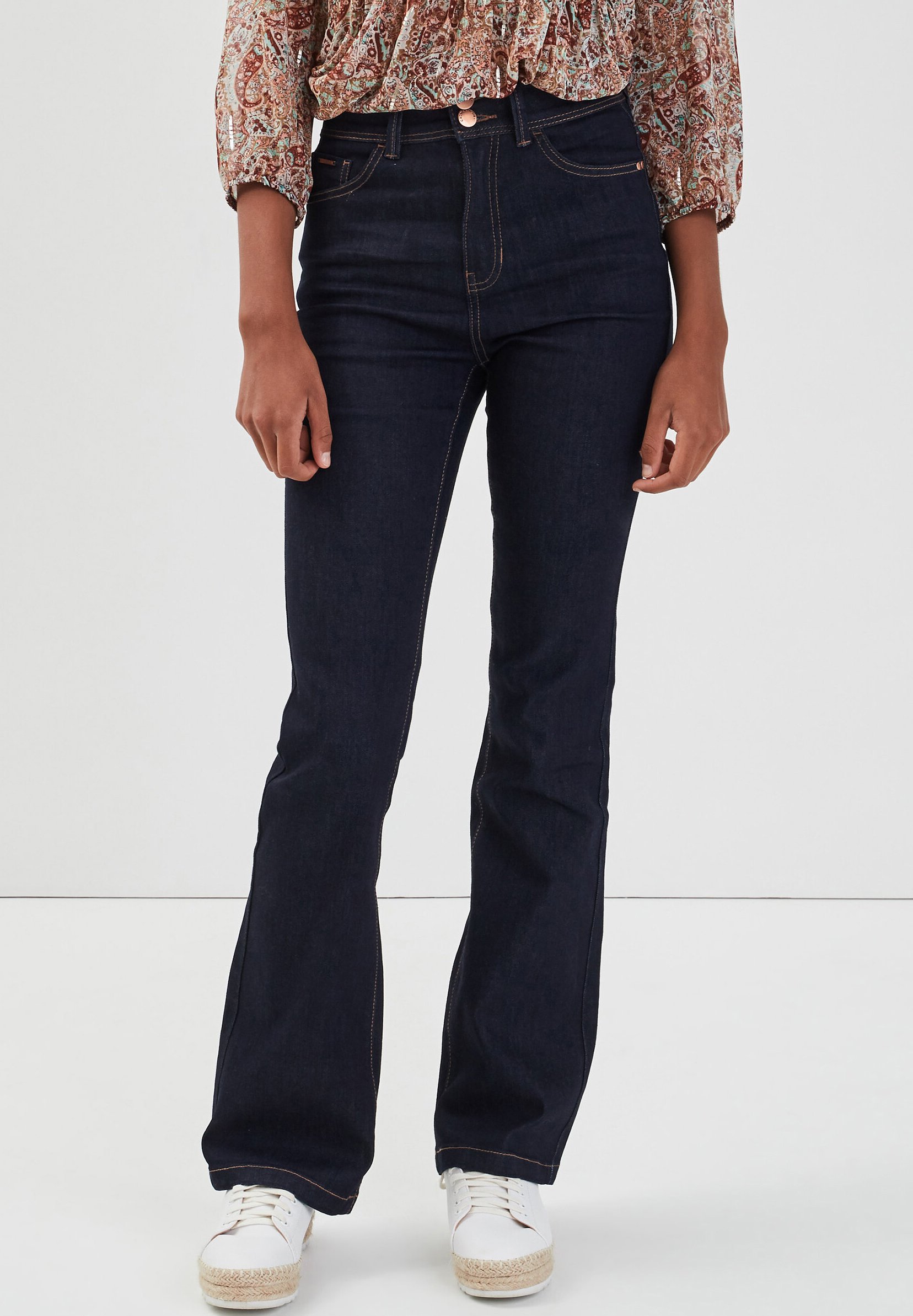 Jean Bootcut Taille Haute Salsa Pantalon Femme Cache Cache Bootcut