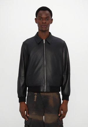 MATE TECH - Lederjacke - noir