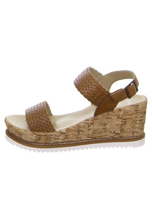 ara PARMA - Platform sandals - braun