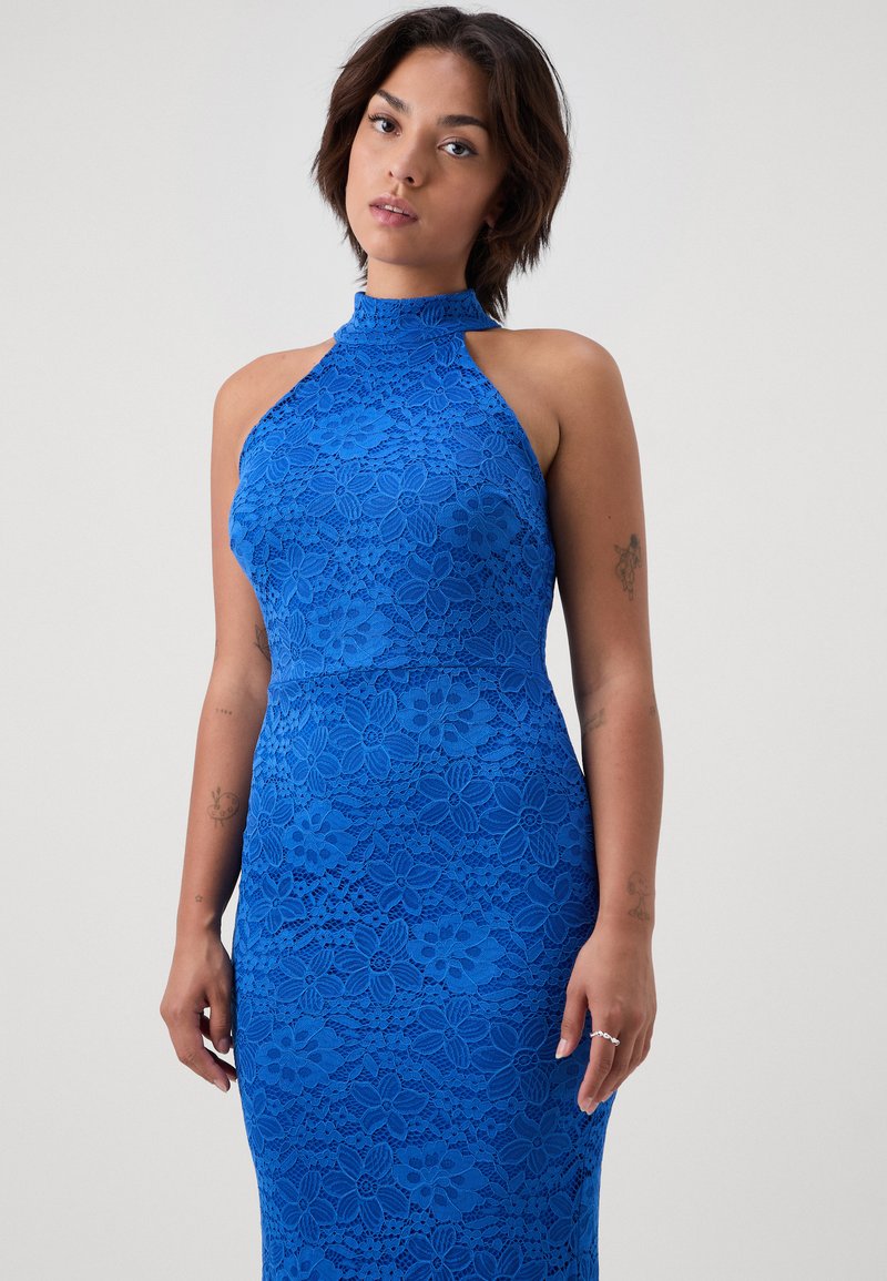 WAL G PETITE HALTER NECK MAXI DRESS - Occasion wear - royal blue/blue