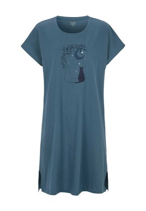 Cellbes of Sweden, SHORT-SLEEVED TRICOT NIGHTDRESS - Nattrøjer / negligé - petrol
