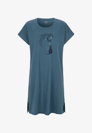 Cellbes of Sweden, SHORT-SLEEVED TRICOT NIGHTDRESS - Nattrøjer / negligé - petrol
