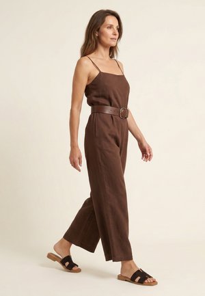VENEZIA, SLIPPERS - Pantolette flach - dark brown
