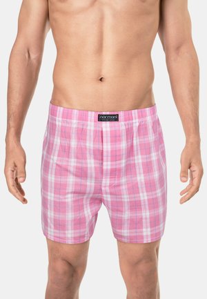 Normani, 3 STÜCK HERREN WEB BOXERSHORTS PACK - Weite Boxershorts - blau pink