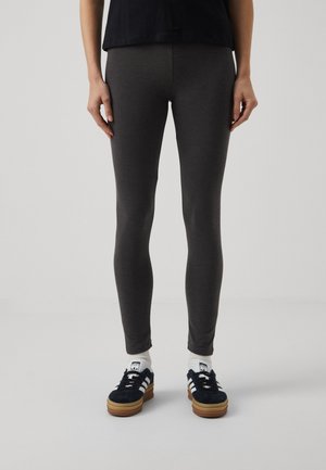 Even&Odd 2 PACK  - Legging - black/mottled dark grey