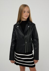 Terranova Giacca in similpelle - nero