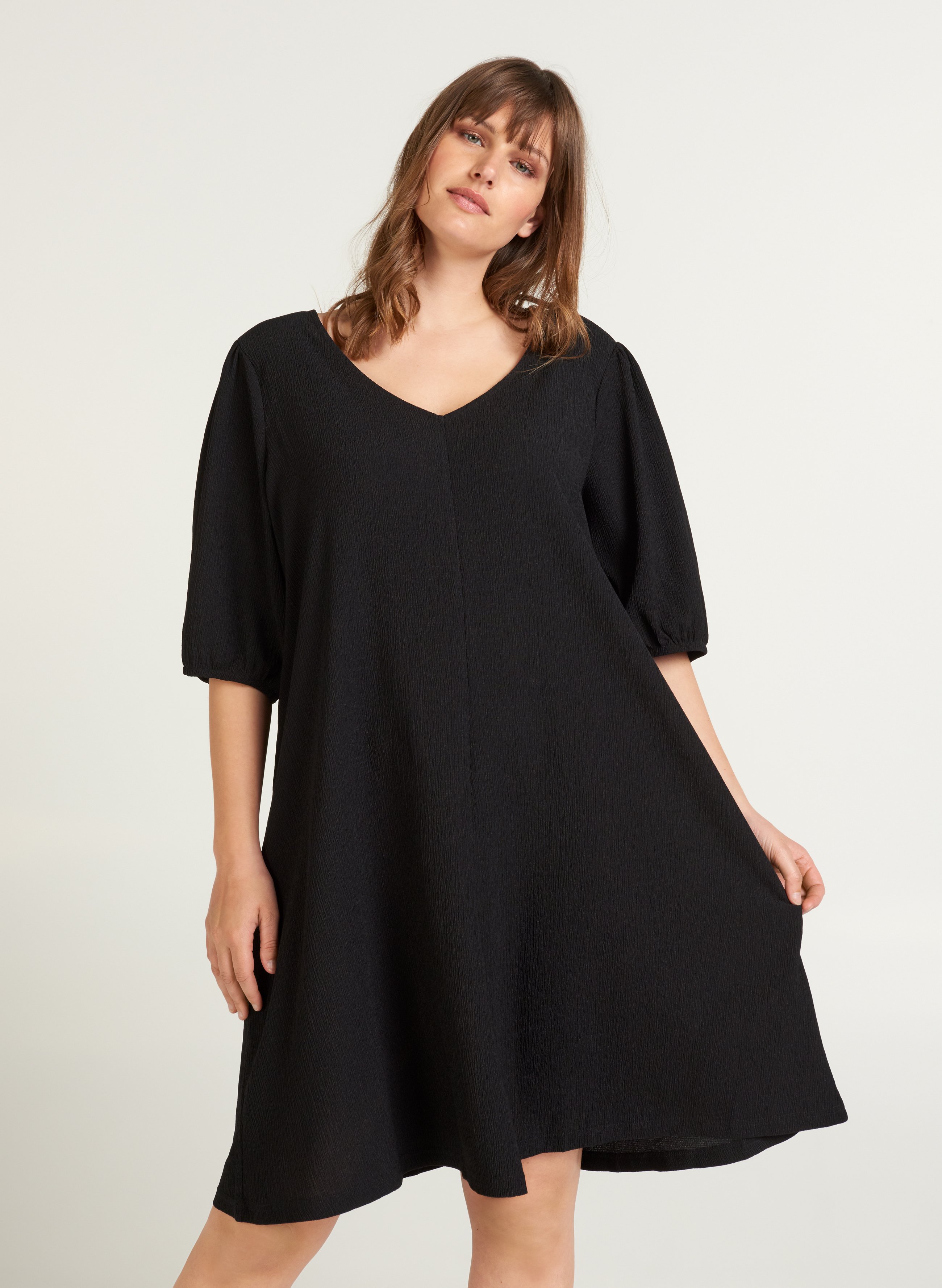 Zizzi Vardagsklänning black Zalando.se Zizzi 34 LENGTH Vardagsklänning black Zalando.se