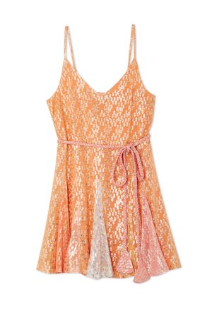 Never Fully Dressed DESERT SUNRISE RIRI MINI DRESS - Freizeitkleid - orange