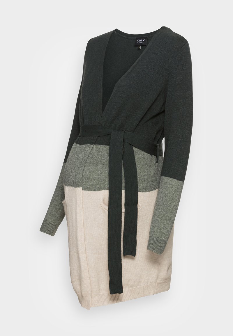 ONLY MATERNITY OLMQUEEN CARDIGAN - Gilet - june bug/vert foncé - ZALANDO.FR