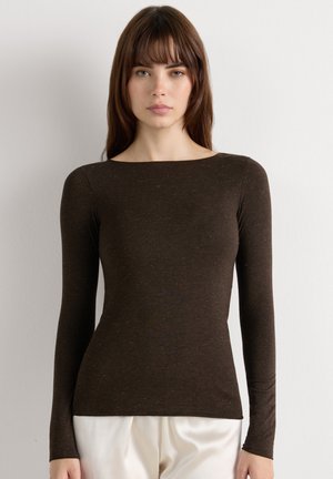 Intimissimi, ULTRALIGHT - Langærmet T-shirt - dark brown