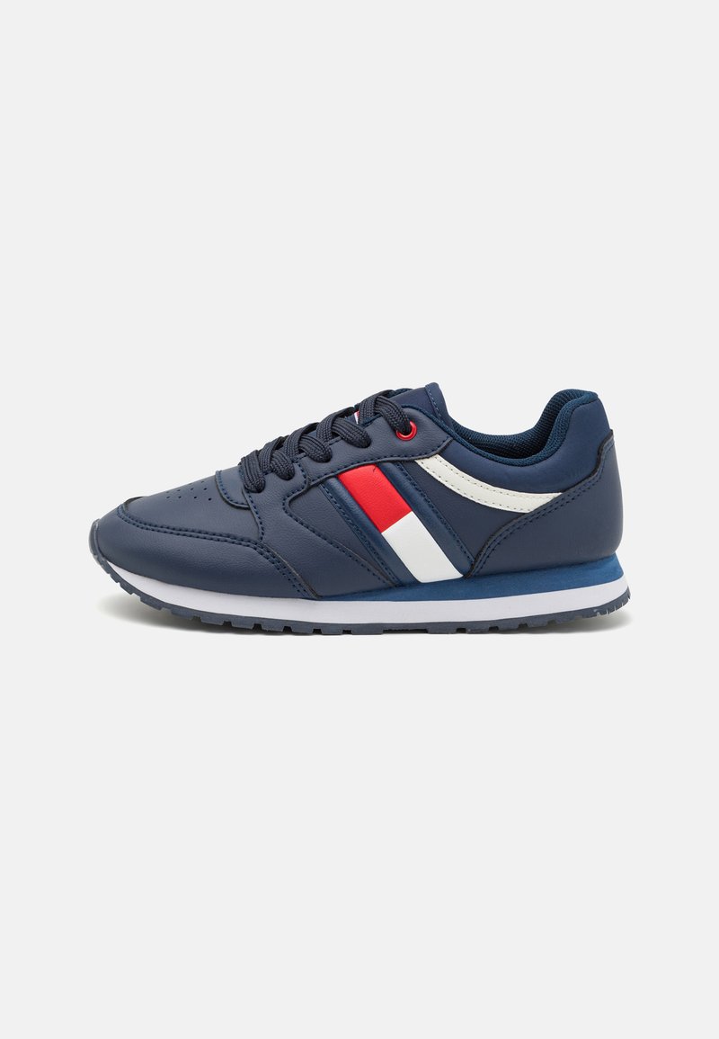 Tommy Hilfiger JIM UNISEX - Trainers - blue/dark blue - Zalando