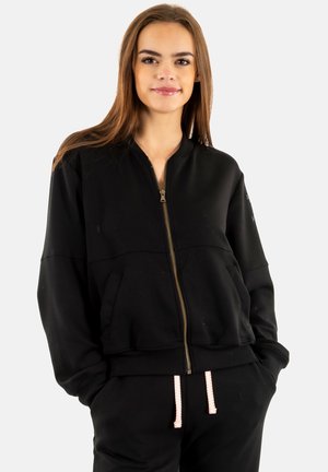 Sudadera con cremallera - noir