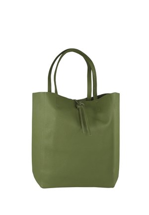 DrachenLeder SHOPPER - Shopping Bag - olivgrün