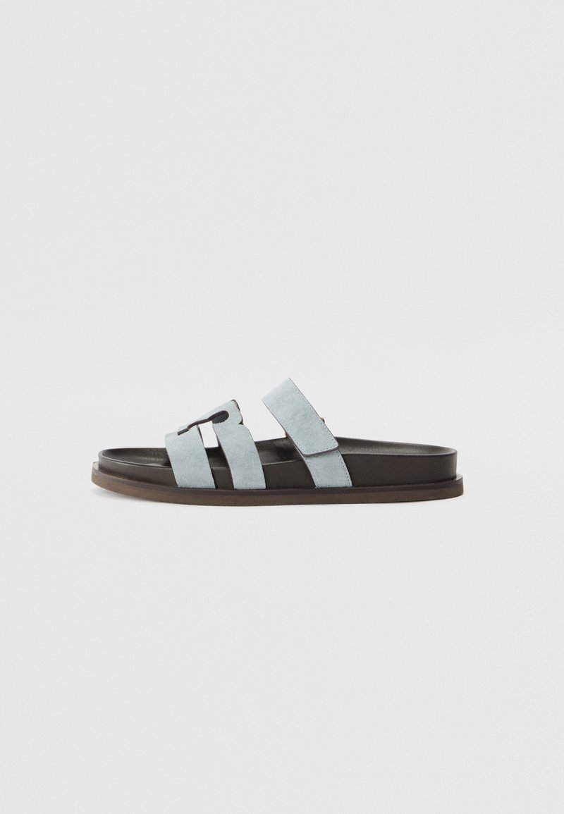 Tory Burch - INES - Slippers - aria blue/cocoa, Enlarge