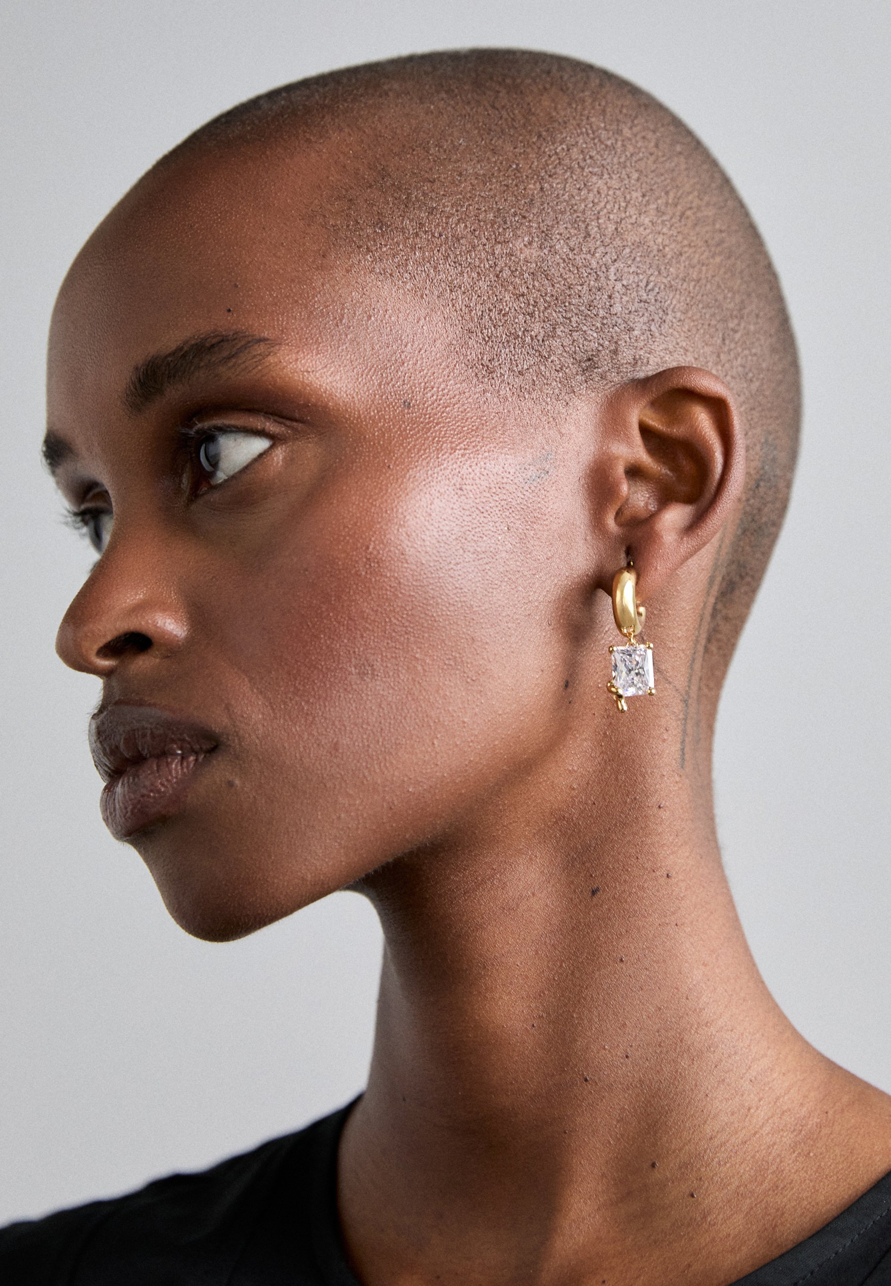 Maria Black OMOTESANDO CIDER HOOP - Single earring - gold-coloured 