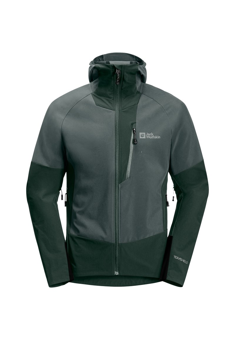 Jack Wolfskin Softshelljas groen