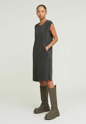 G-STAR G-STAR DRESS - Jersey dress - dk black gd